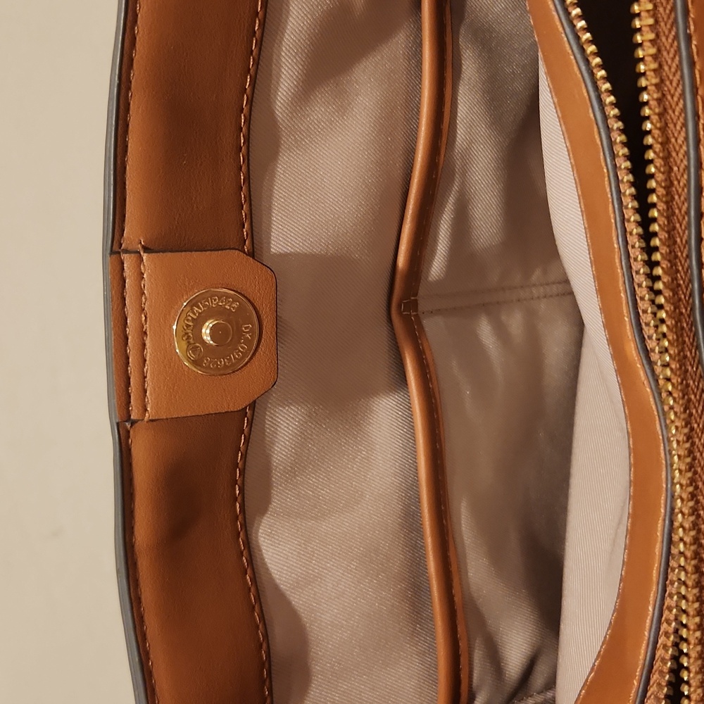 Nine West Tan and Brown Satchel - Picture 13 of 16